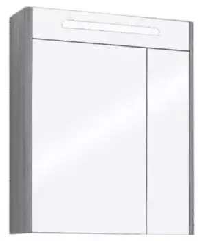 Зеркальный шкаф «Aquaton» Сильва 60 с подсветкой дуб фьорд