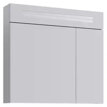 Зеркальный шкаф «Aqwella» Нео 80 с подсветкой белый левый