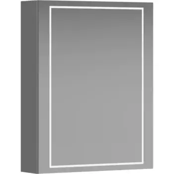 Зеркальный шкаф «Aqwella» Simplex 55 с подсветкой белый левый