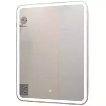 Зеркальный шкаф «Art&Max» Platino 60/80 с подсветкой белый левый