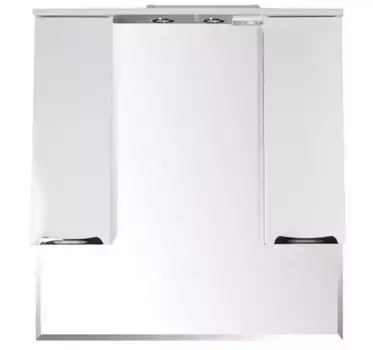 Зеркальный шкаф «ASB-Mebel» Мессина 100 с подсветкой белый