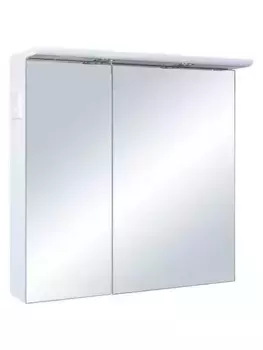 Зеркальный шкаф «Bellezza» Анкона 80 с подсветкой белый