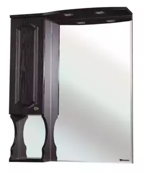 Зеркальный шкаф «Bellezza» Камелия 85 с подсветкой венге левый