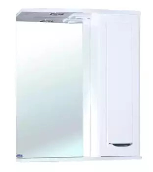 Зеркальный шкаф «Bellezza» Классик 60 с подсветкой белый правый