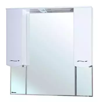 Зеркальный шкаф «Bellezza» Мари 105 с подсветкой белый