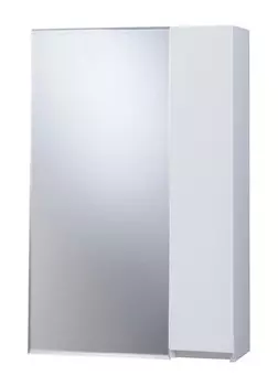 Зеркальный шкаф «Bellezza» Нати 50 с подсветкой белый правый