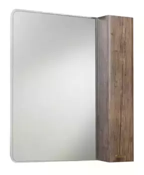 Зеркальный шкаф «Bellezza» Олимпия 60 без света орех правый