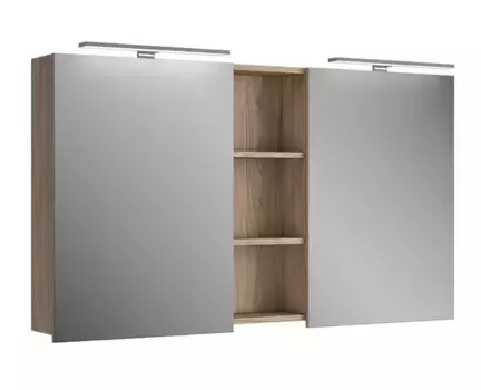 Зеркальный шкаф «Diborg» Lande 125 без света дуб