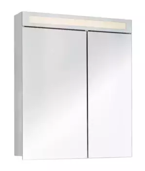 Зеркальный шкаф «Dreja» Uni 70 с подсветкой белый