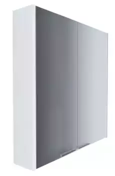 Зеркальный шкаф «Marka One» Gaula 60 без света белый