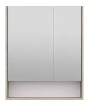 Зеркальный шкаф «Misty» Мускат 70 без света дуб галифакс белый
