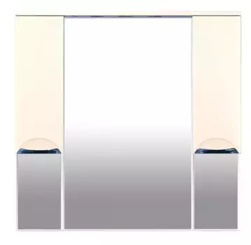 Зеркальный шкаф «Misty» Орхидея 105 с подсветкой бежевый