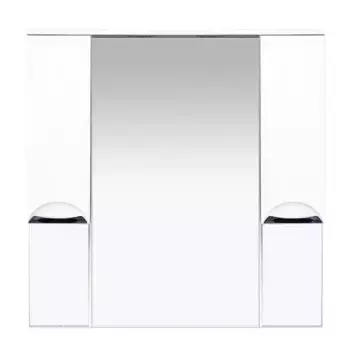 Зеркальный шкаф «Misty» Орхидея 105 с подсветкой белый