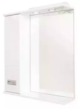 Зеркальный шкаф «Onika» Балтика 67.02 с подсветкой белый левый