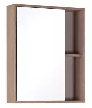 Зеркальный шкаф «Onika» Дельта 70.00 У без света светлое дерево универсальный