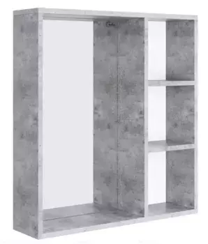 Зеркальный шкаф «Onika» Девис 65.00У без света бетон чикаго