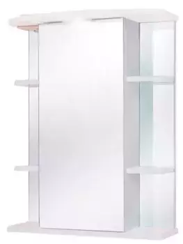 Зеркальный шкаф «Onika» Глория 55.01 с подсветкой белый правый