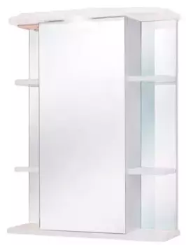 Зеркальный шкаф «Onika» Глория 60.01 с подсветкой белый правый