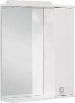 Зеркальный шкаф «Onika» Лига 52.01 с подсветкой белый правый
