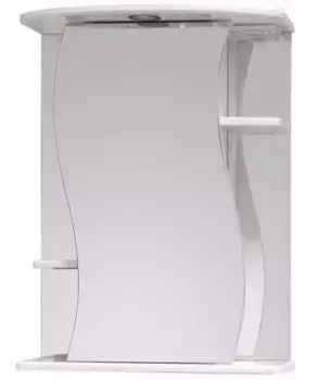 Зеркальный шкаф «Onika» Лилия 65.02 с подсветкой белый правый