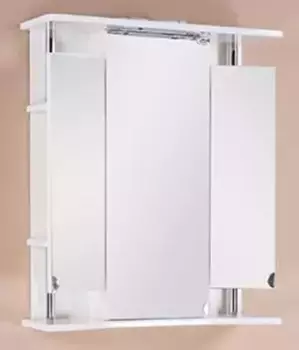 Зеркальный шкаф «Onika» Валерия 65.02 с подсветкой белый левый