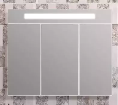 Зеркальный шкаф «Opadiris» Фреш 100 с подсветкой белый