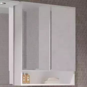 Зеркальный шкаф «Opadiris» Фреш 61 без света белый