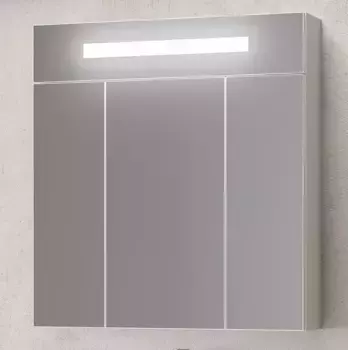 Зеркальный шкаф «Opadiris» Фреш 80 с подсветкой белый