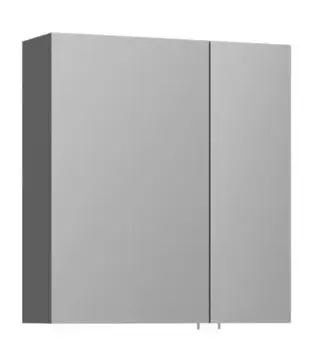 Зеркальный шкаф «Orka» Likya 60 с подсветкой антрацит матовый