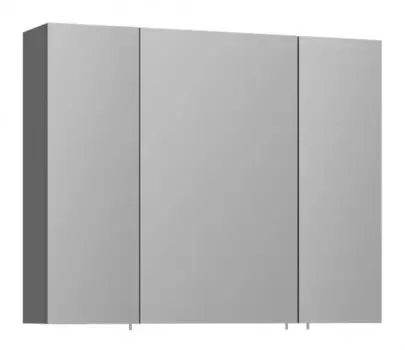 Зеркальный шкаф «Orka» Likya 80 с подсветкой антрацит матовый