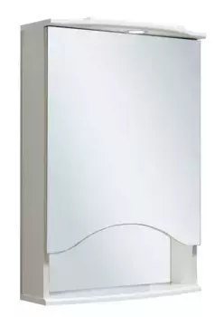 Зеркальный шкаф «Runo» Фортуна 50 с подсветкой белый правый