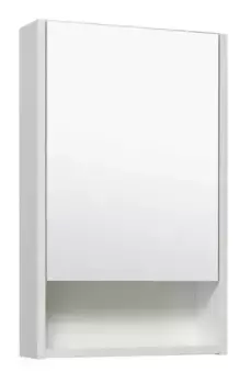 Зеркальный шкаф «Runo» Микра 40 без света белый правый