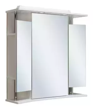 Зеркальный шкаф «Runo» Валенсия 75 с подсветкой белый правый