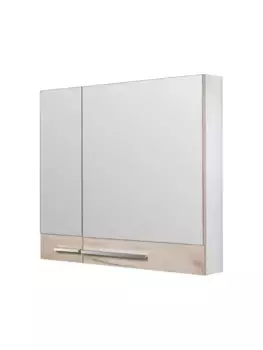 Зеркальный шкаф «Runo» Вудлайн 85 без света крафтовый дуб