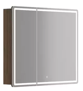 Зеркальный шкаф «Sancos» Mirror 90 с подсветкой дуб чарльстон универсальный