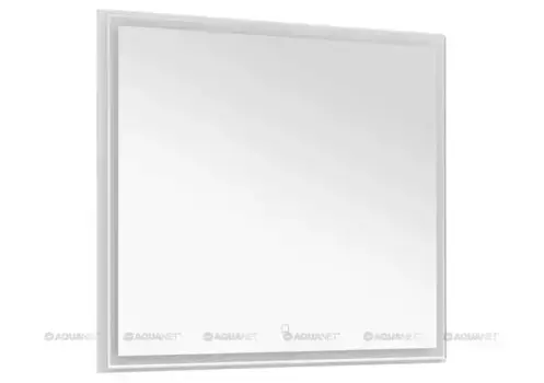 Зеркало «Aquanet» Nova Lite 90 с подсветкой белый глянец
