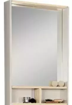 Зеркало «Aquaton» Йорк 55 без света белое/ясень фабрик