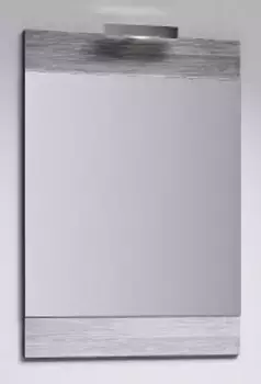 Зеркало «Aqwella» Бриг 60 с подсветкой дуб седой