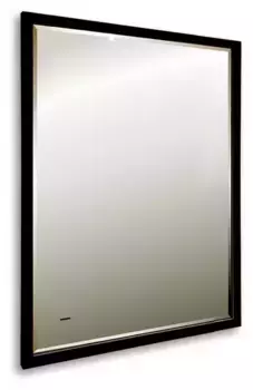 Зеркало «Art&Max» Aversa 60/80 с подсветкой чёрное матовое
