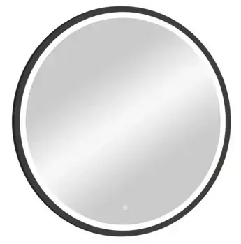 Зеркало «Art&Max» Livorno 80 с подсветкой Nero