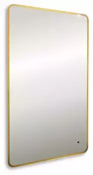Зеркало «Art&Max» Siena S 60/100 с подсветкой античное золото