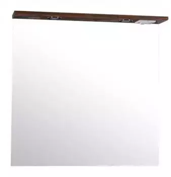 Зеркало «ASB-Mebel» Коста 80 с подсветкой светлый орех