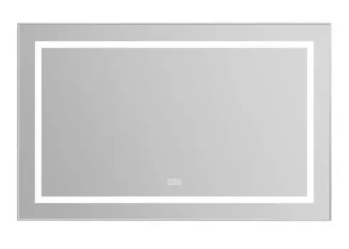 Зеркало «Belbagno» SPC-KRAFT 100/80 с сенсорным выключателем и подогревом с подсветкой сатин