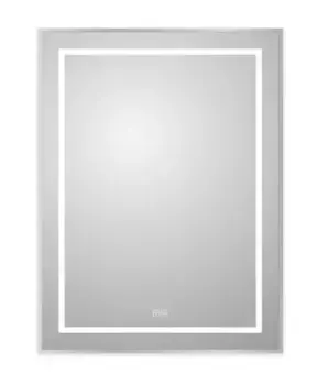 Зеркало «Belbagno» SPC-KRAFT 60/80 с сенсорным выключателем и подогревом с подсветкой сатин