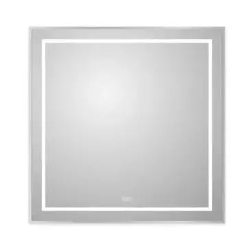 Зеркало «Belbagno» SPC-KRAFT 90/80 с сенсорным выключателем и подогревом с подсветкой сатин