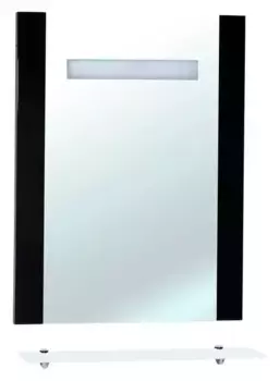 Зеркало «Bellezza» Берта 75 с подсветкой чёрное