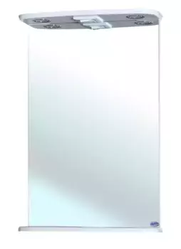 Зеркало «Bellezza» Магнолия 50 с подсветкой белое