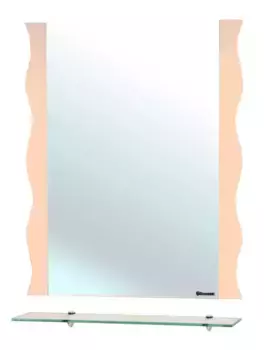 Зеркало «Bellezza» Мари Волна 60 без света бежевый