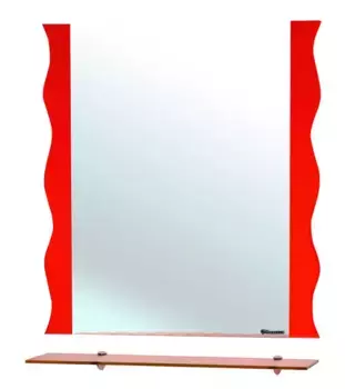 Зеркало «Bellezza» Мари Волна 70 без света красный