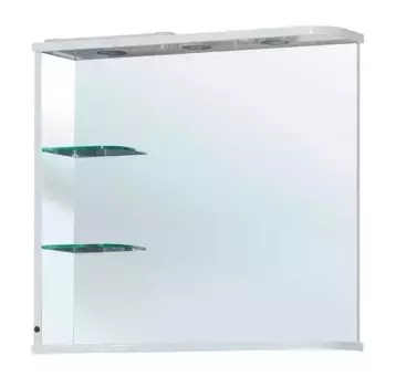 Зеркало «Bellezza» Рио 70 с ИК датчиком с подсветкой белое левое